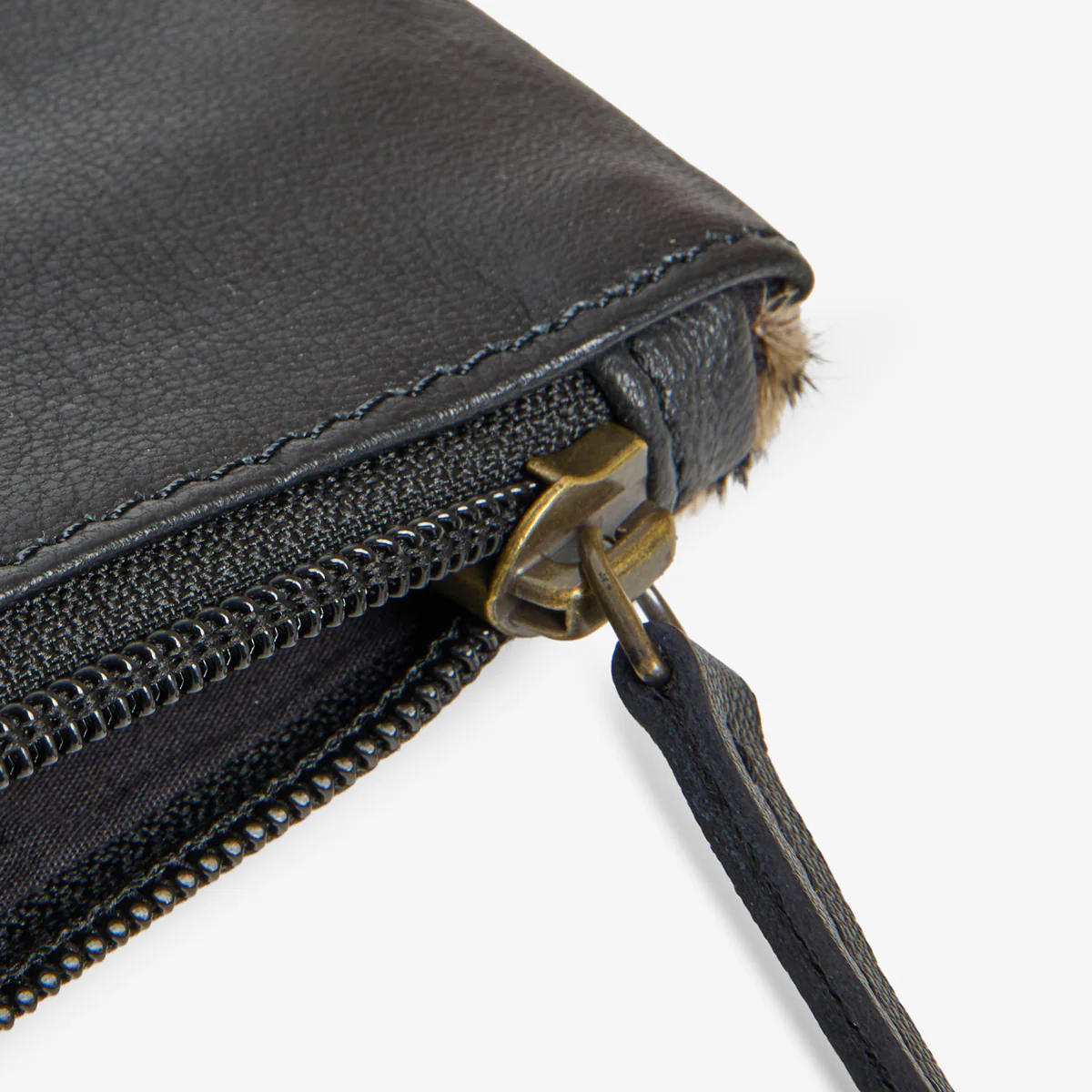 Printed Cowhide Clutch Bag (Pebble) - Image 7
