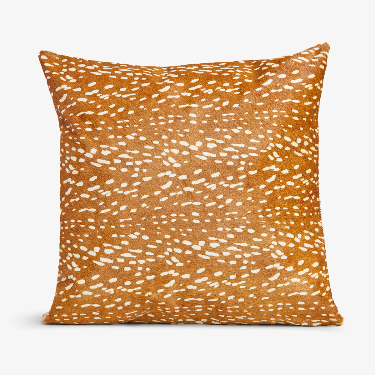 Printed Cowhide Cushion Cover (Tan Deer)