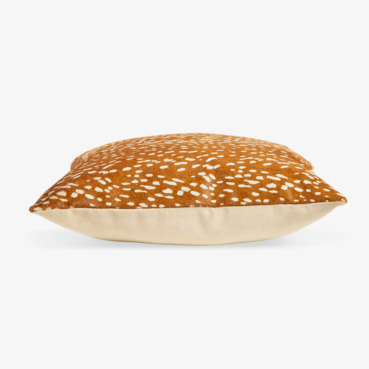 Printed Cowhide Cushion Cover (Tan Deer) - Image 3