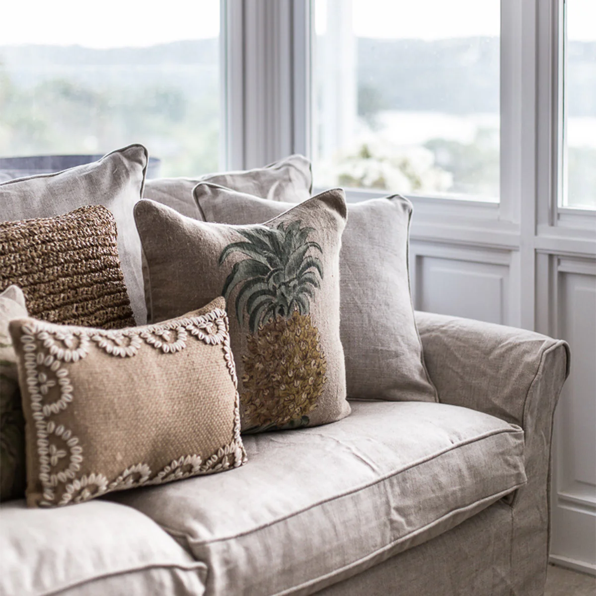 Raffia Cushion Cover - Image 6