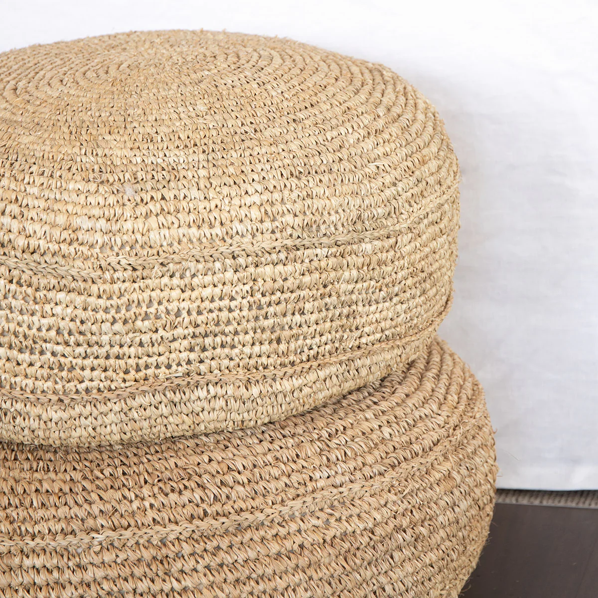 Raffia Cushion (Round) - Image 5