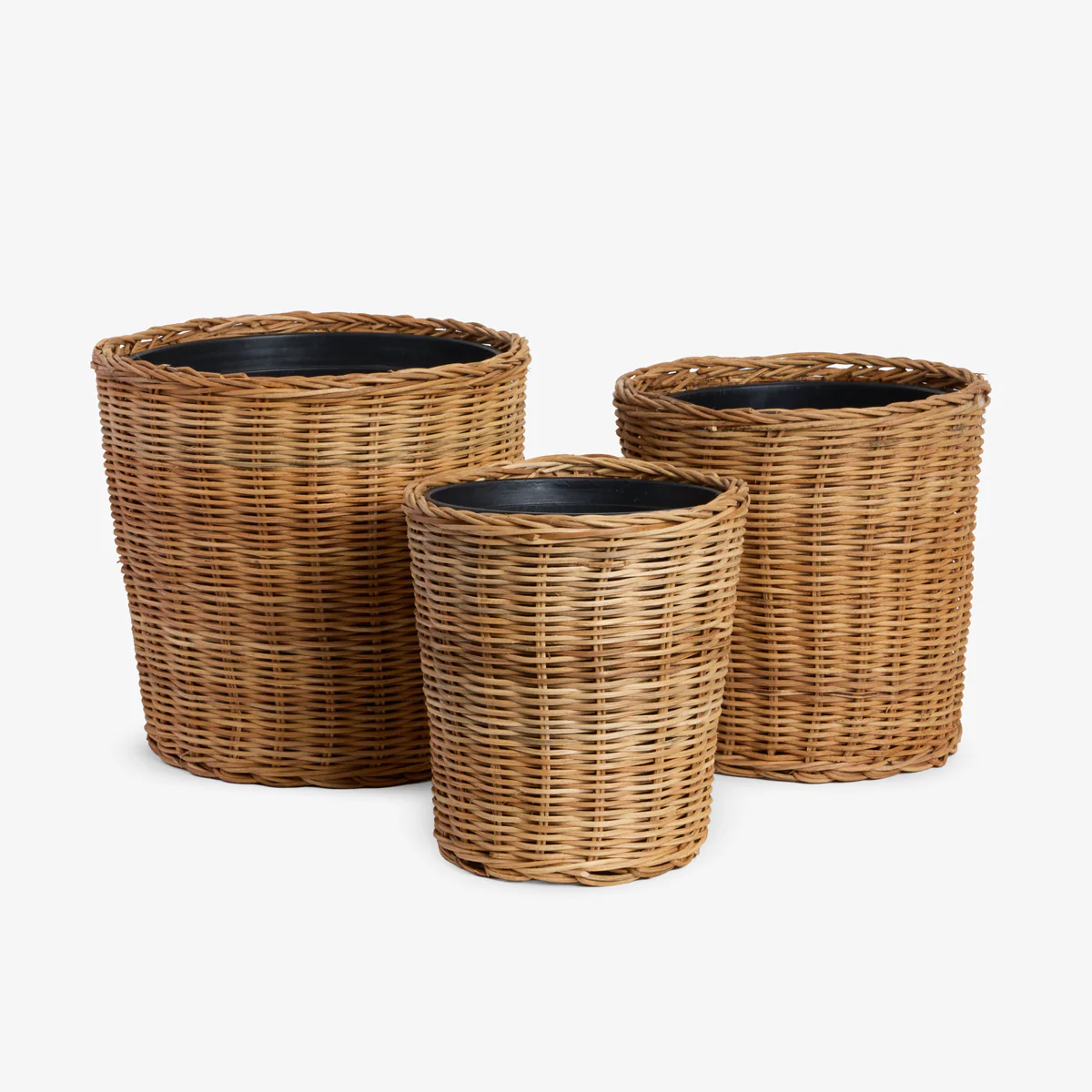 Rattan Dalat Waste Bin Baskets