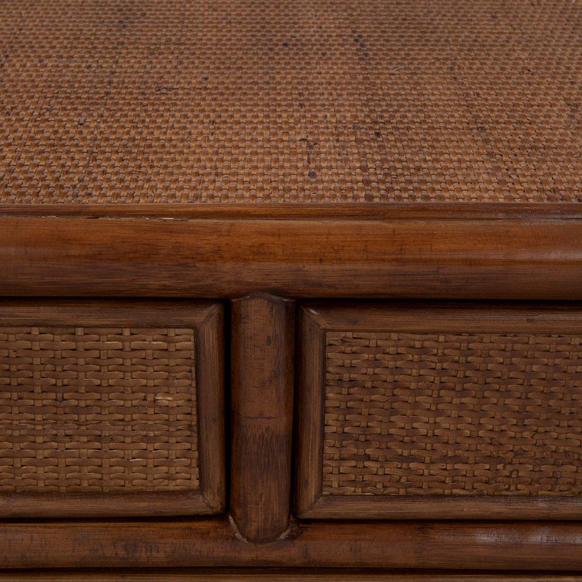 Indies Rattan Chest Of Drawers (Brown) - Image 3
