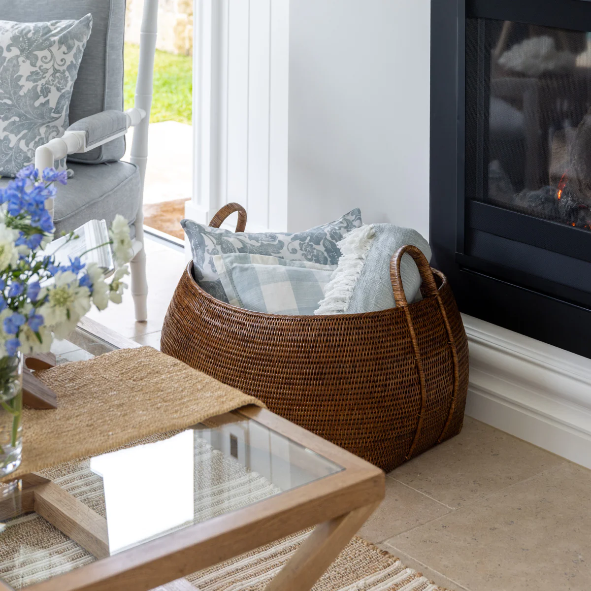 Rattan Log Basket - Image 3