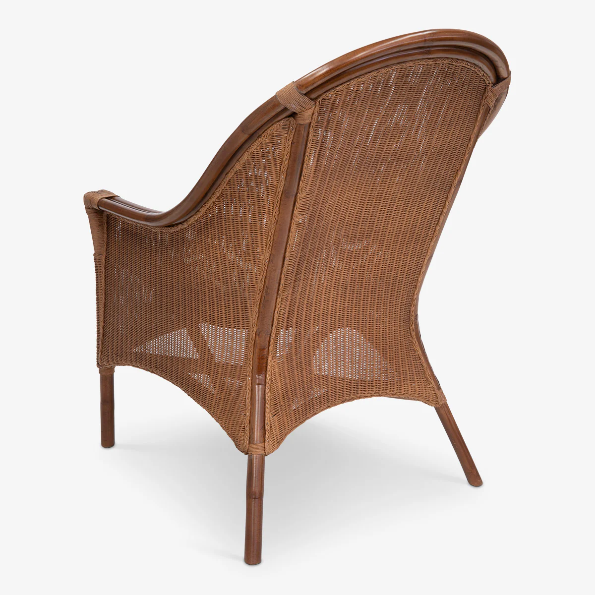 Rattan Rangoon Armchair Brown - Image 3