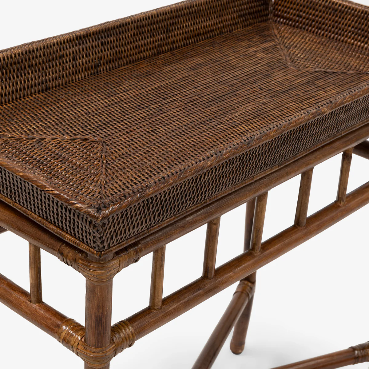 Rattan Tray Console - Image 4