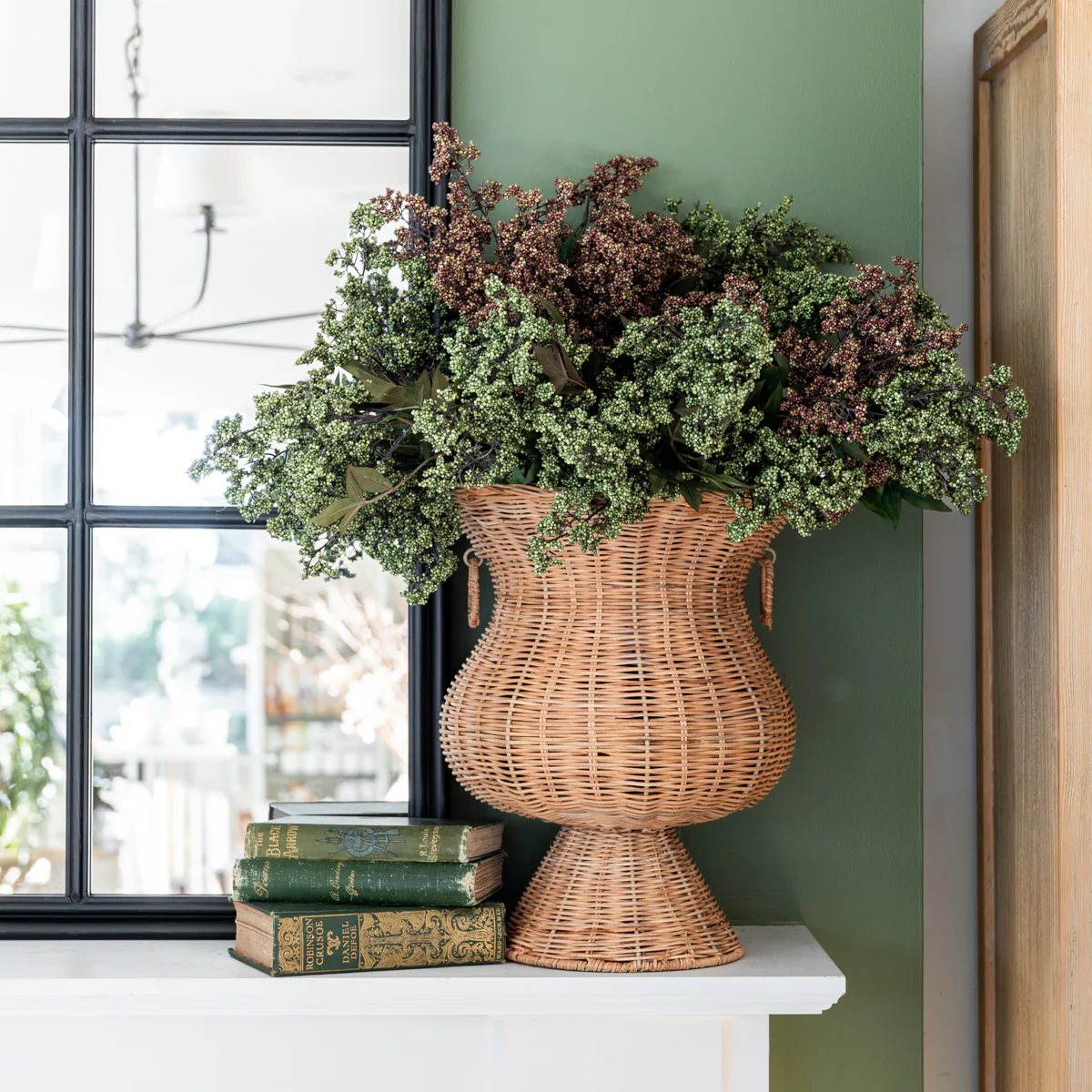 Rattan Vase Basket - Image 2