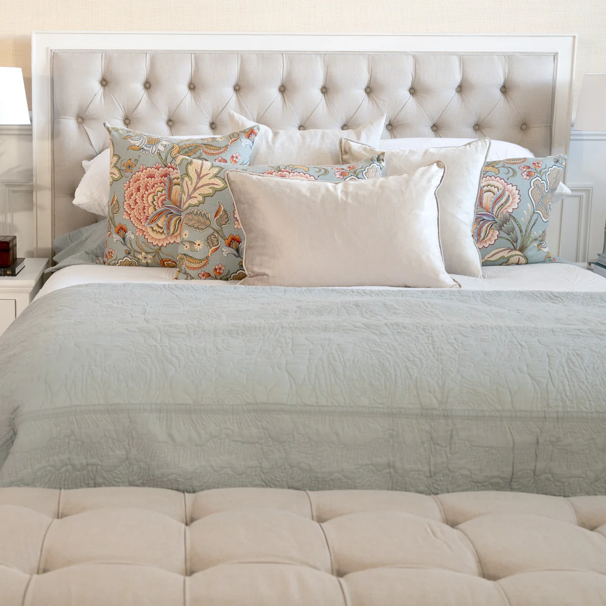 Rhapsody Rectangular Cushion (Aqua) - Image 3