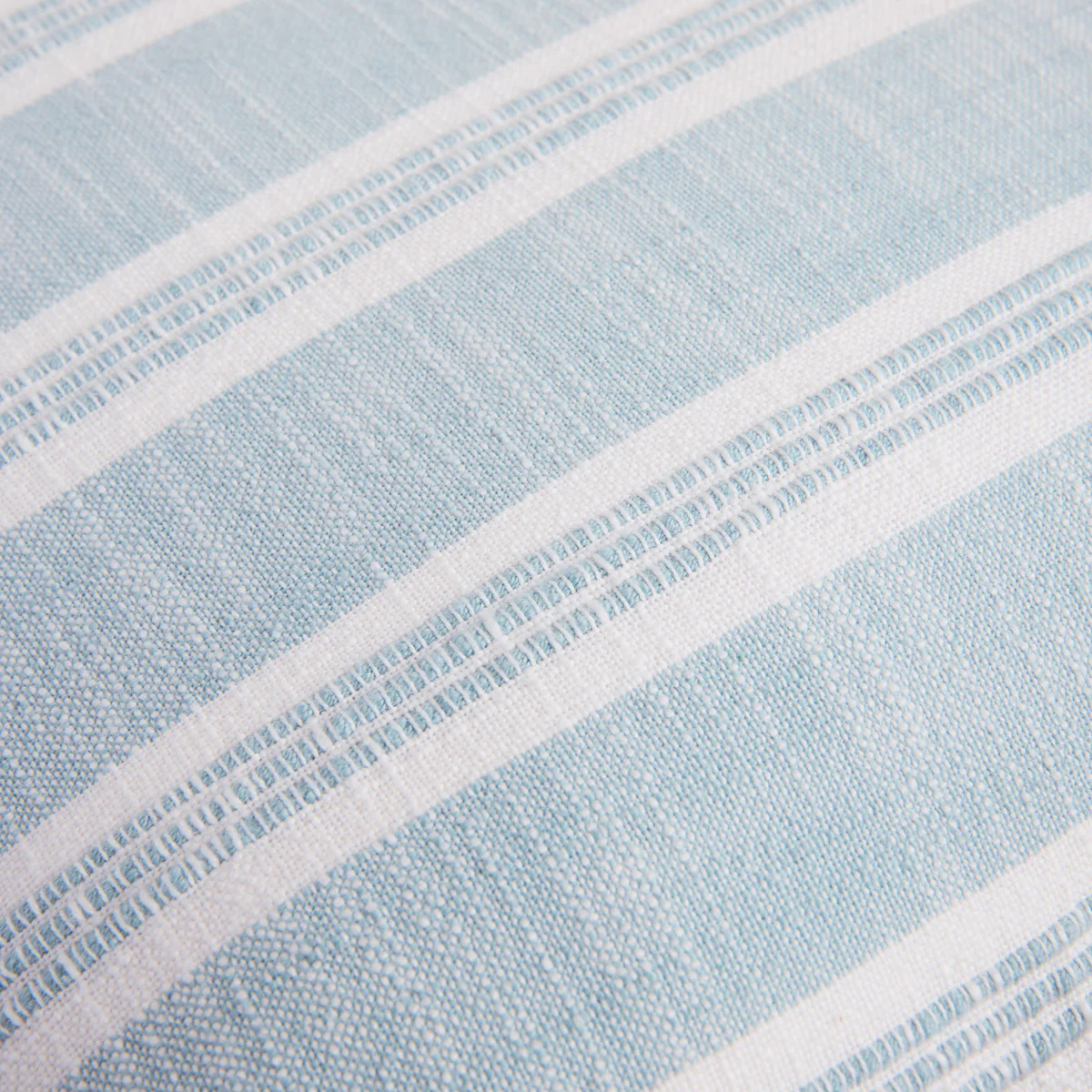 Rhodes Stripe Cushion Cover (Light Blue) - Image 4