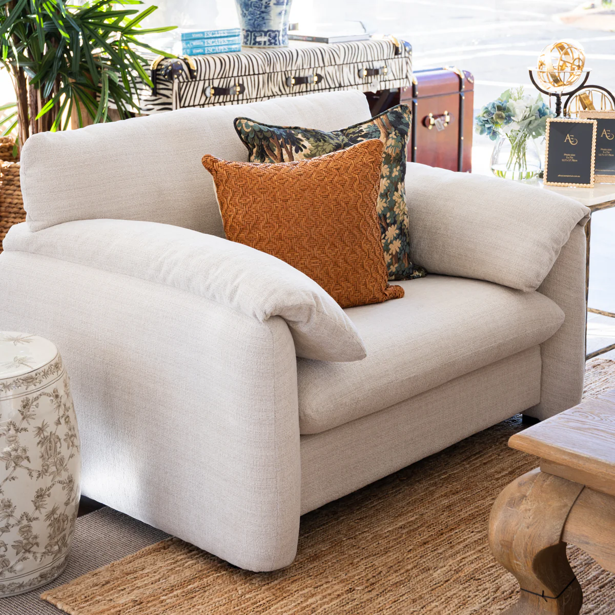 Riley Armchair (Almond) - Image 2