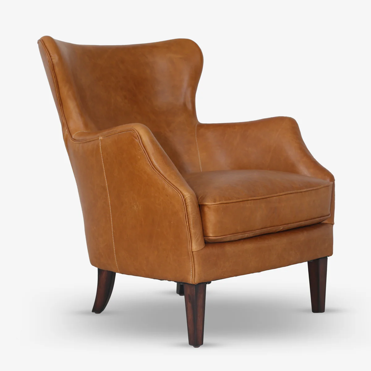 San Jose Leather Armchair (Tan)