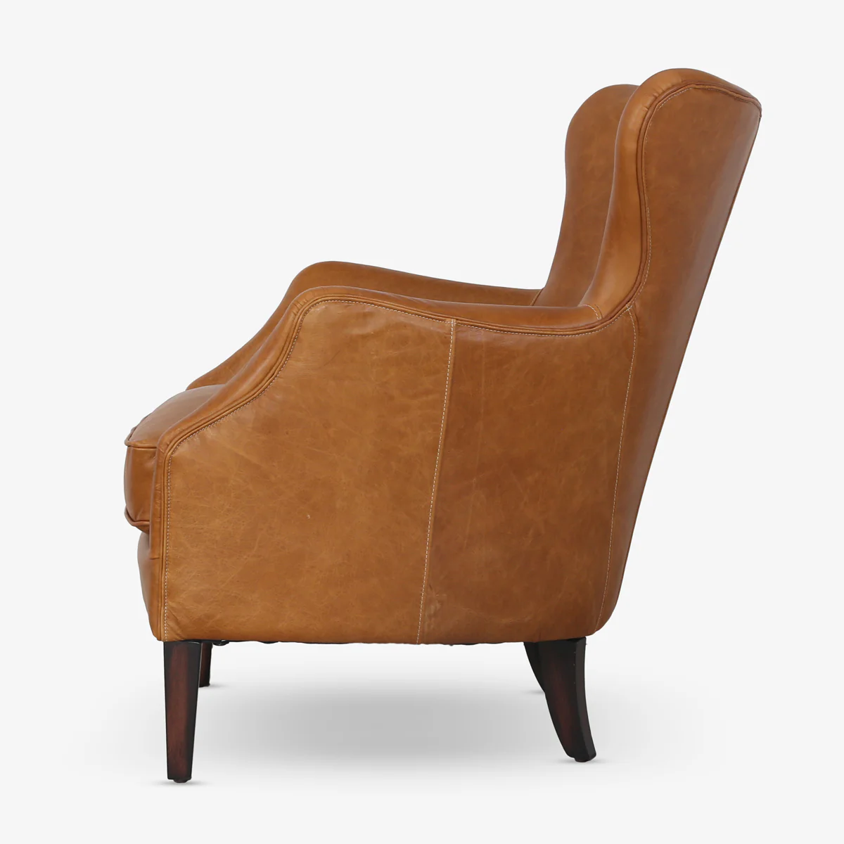 San Jose Leather Armchair (Tan) - Image 4