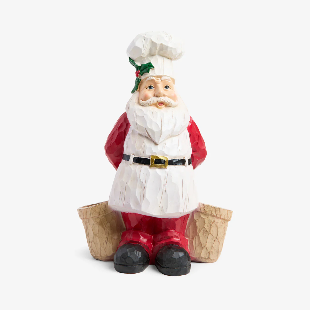 Santa Ornament with Buckets