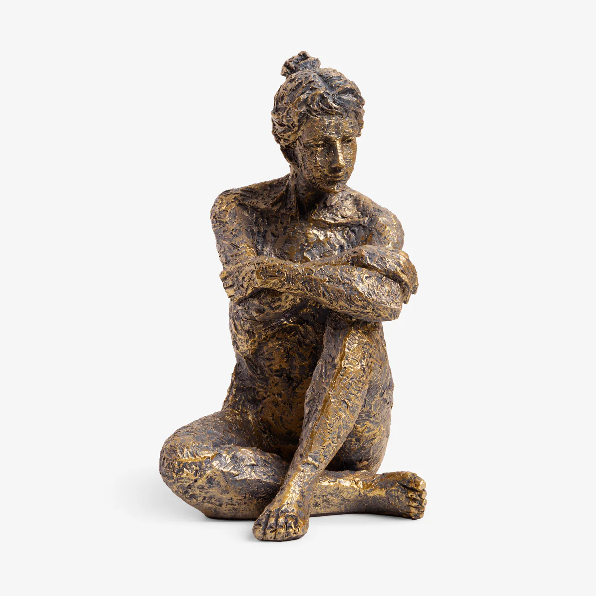 Seated Bronze Lady (Knee Up) - Image 3
