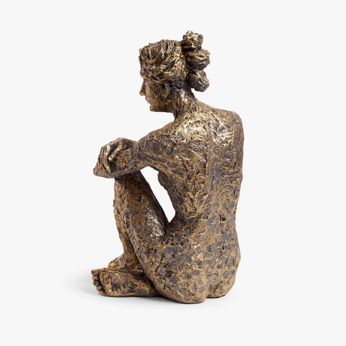 Seated Bronze Lady (Knee Up) - Image 4