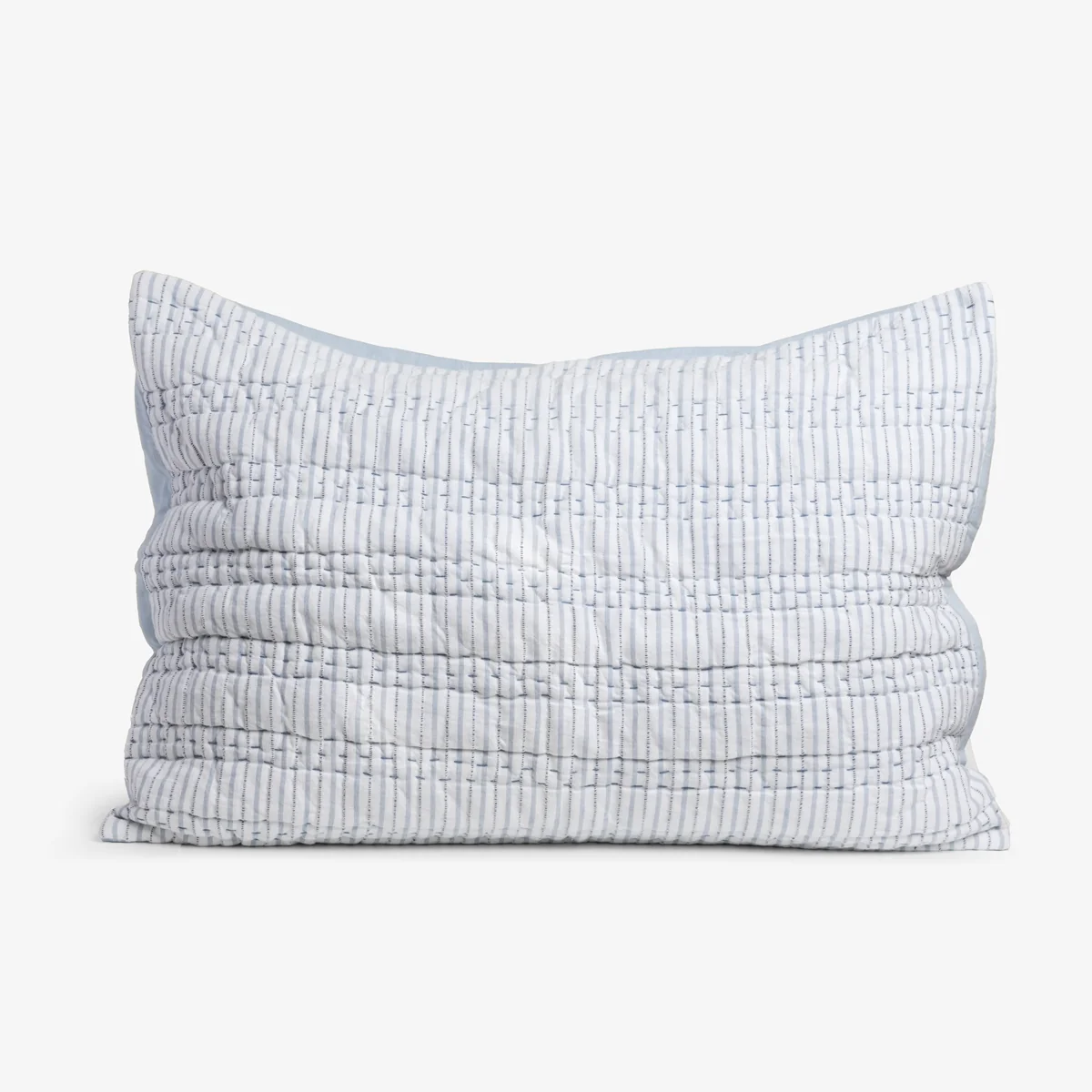 Selene Striped Bedding (Blue & White) - Image 4