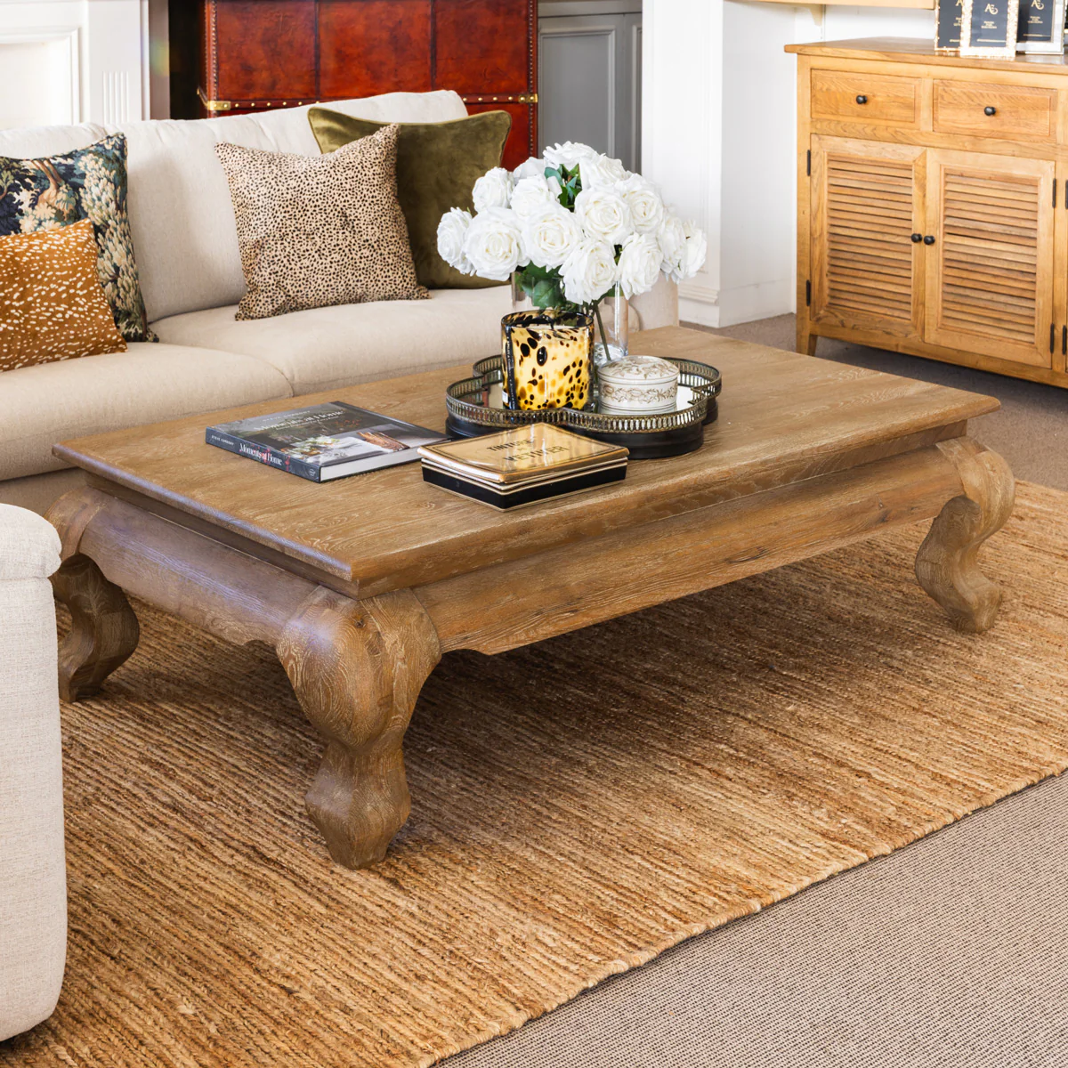 Soumar Hand Woven Jute Rugs (Sand) - Image 2