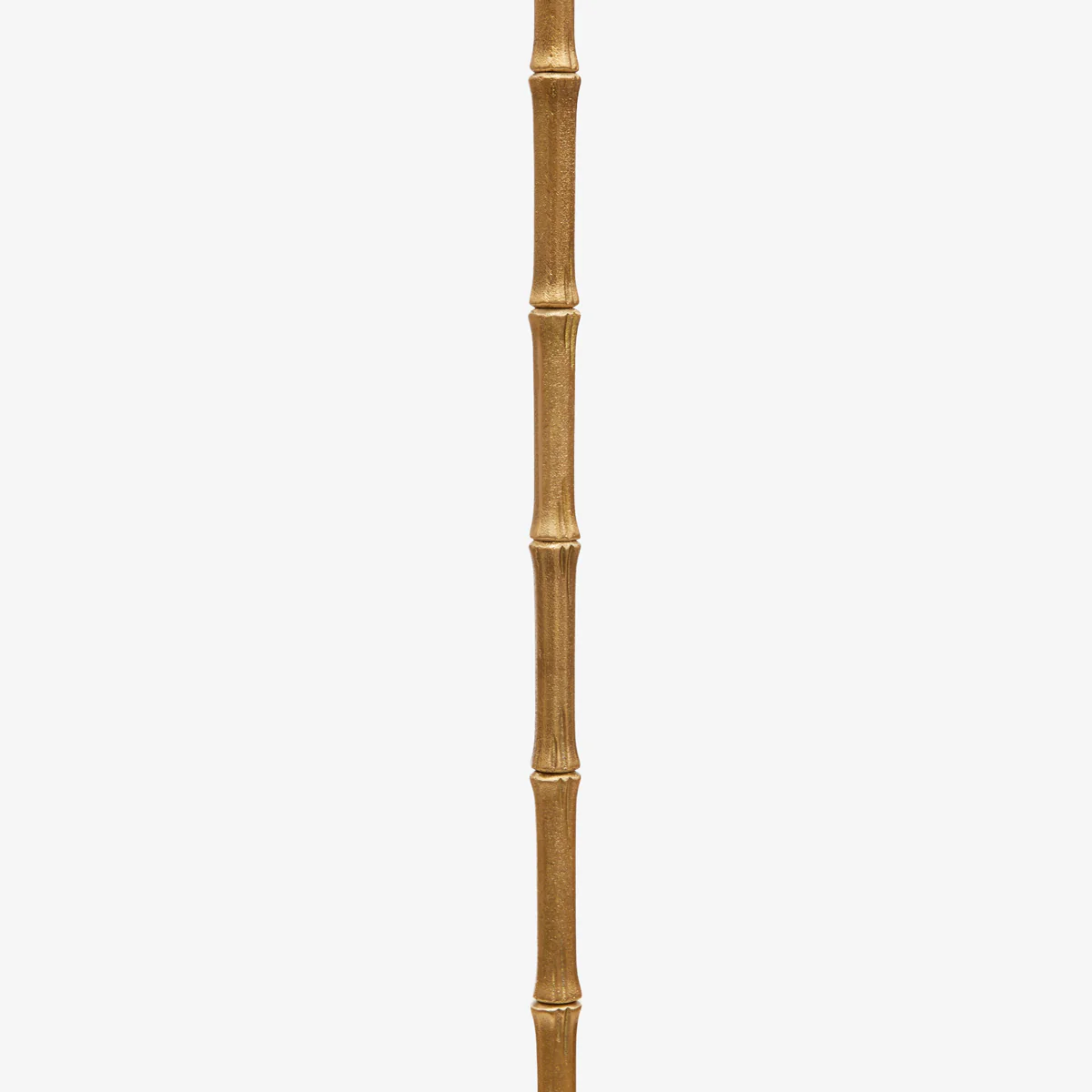 St Kitts Brass Bamboo Floor Lamp - Image 4