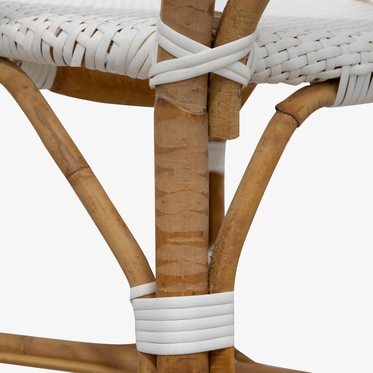 St Tropez Dining Chair (White Single Weave) - Image 5