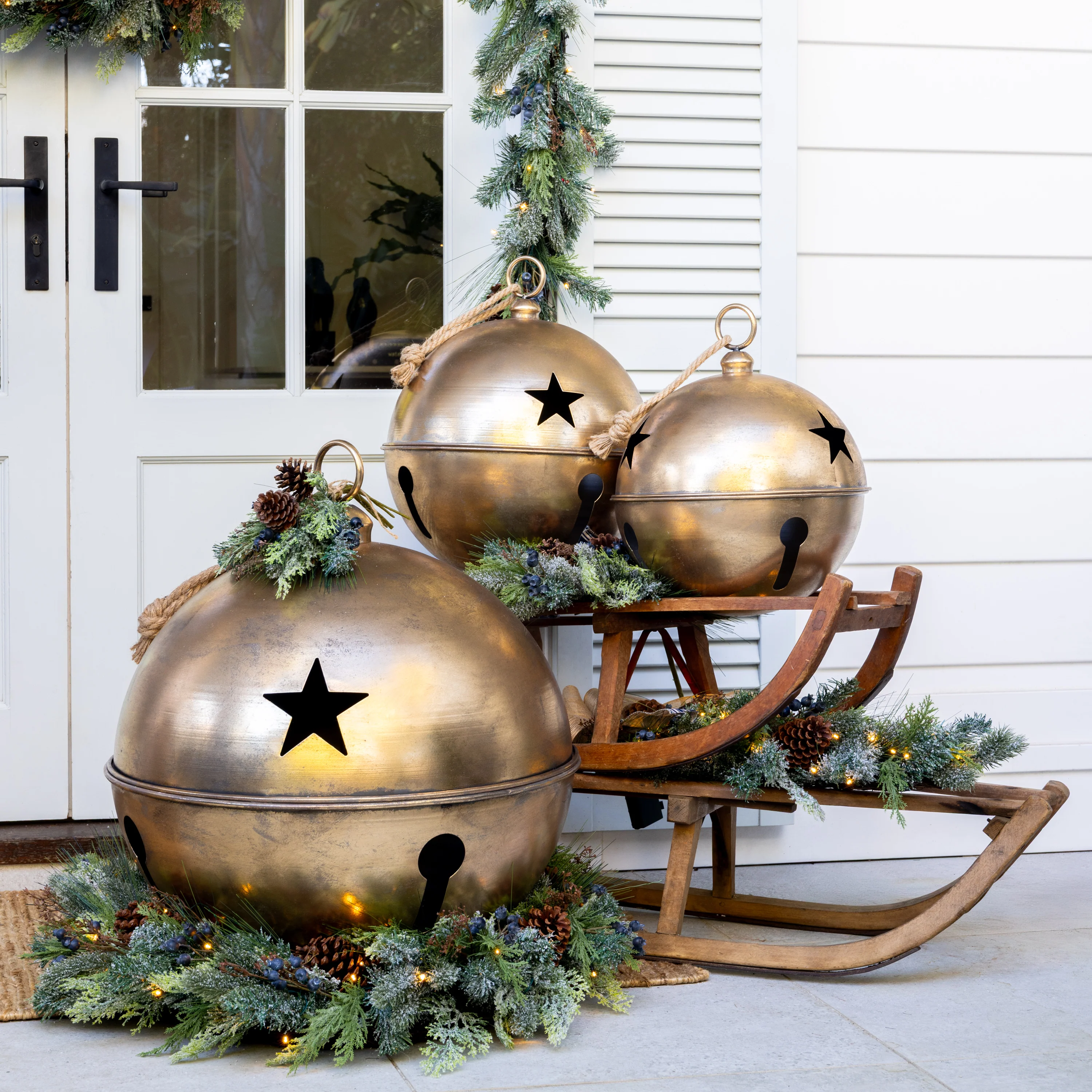 Star Bell Ornaments (Oversized, Gold) - Image 2