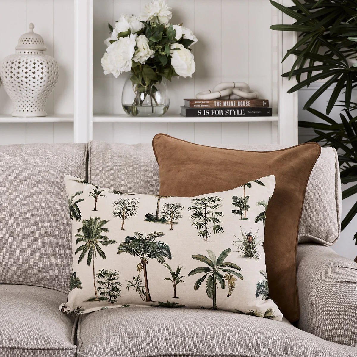 Suede Cushion Cover (Tan) - Image 2