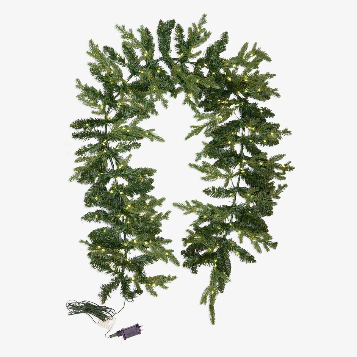 Tahoe Pre-Lit Green Garland 180cm
