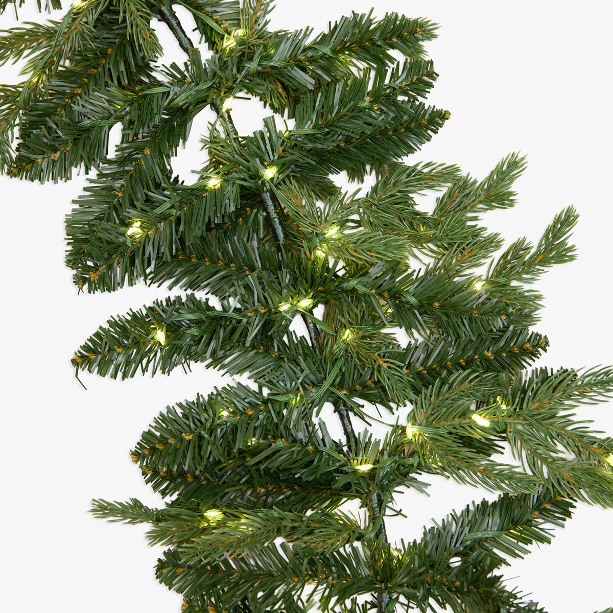 Tahoe Pre-Lit Green Garland 180cm - Image 2