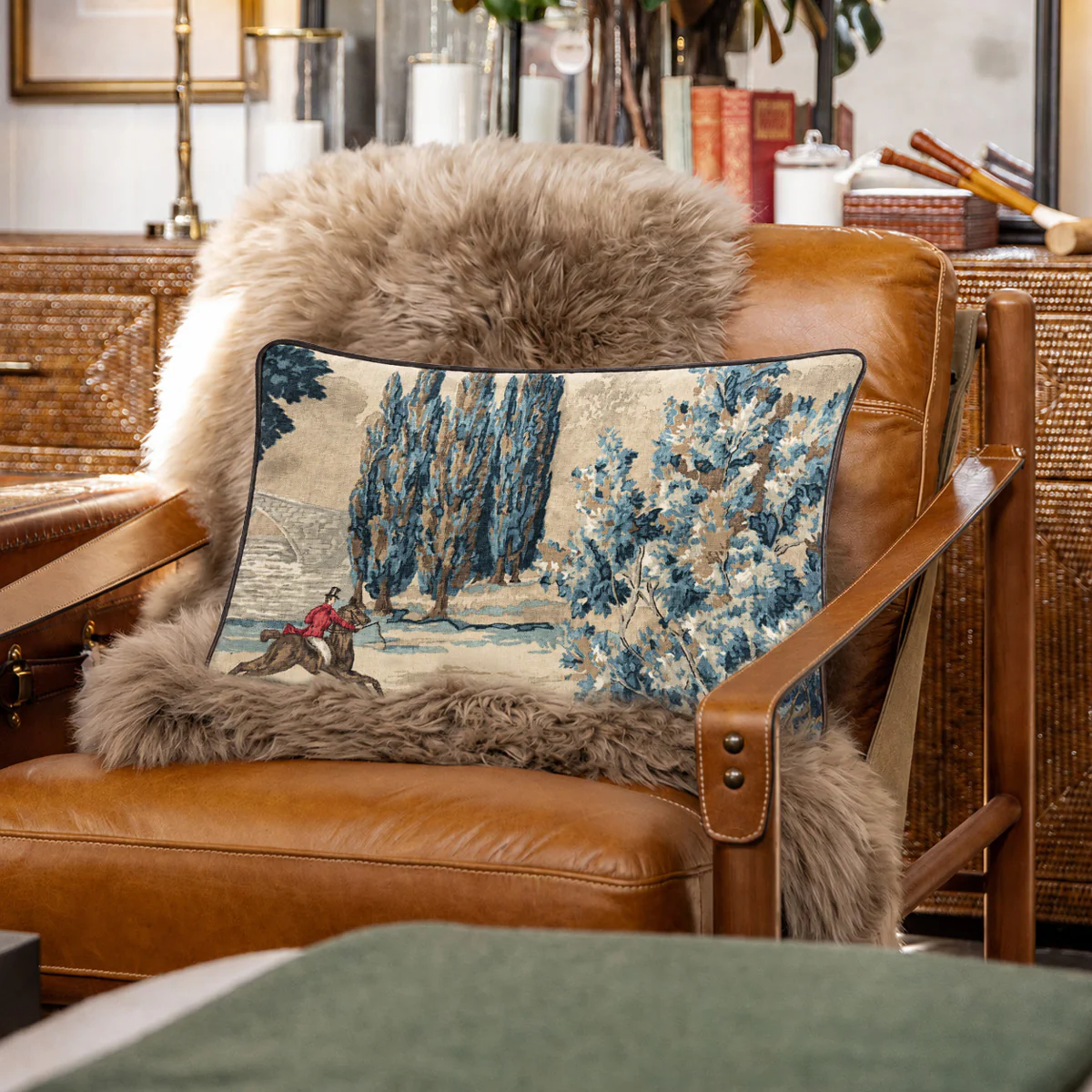 Tally Ho Sanderson Rectangular Cushion Cover - Image 2