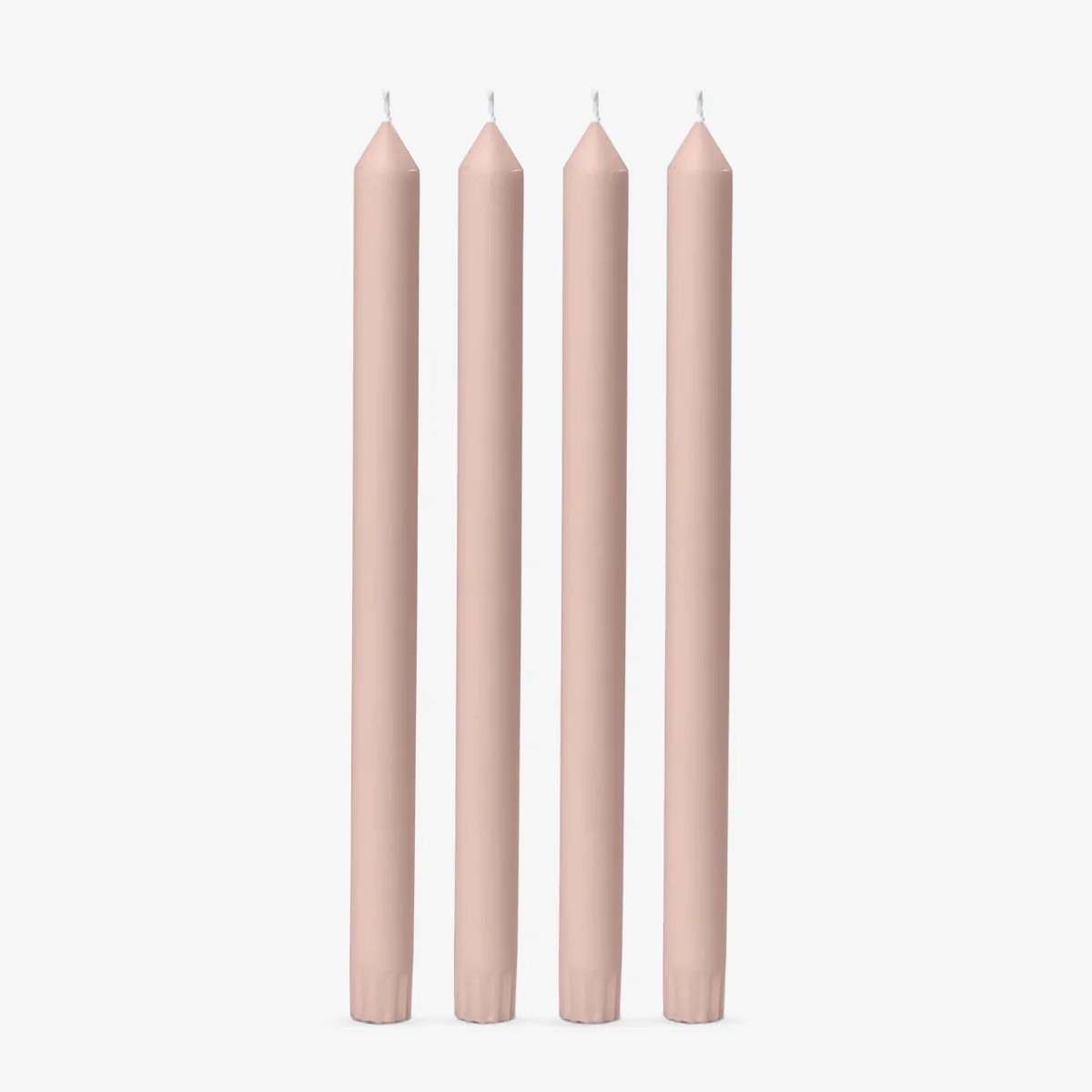 Dinner Candles 4 Pack (30cm, Rose)
