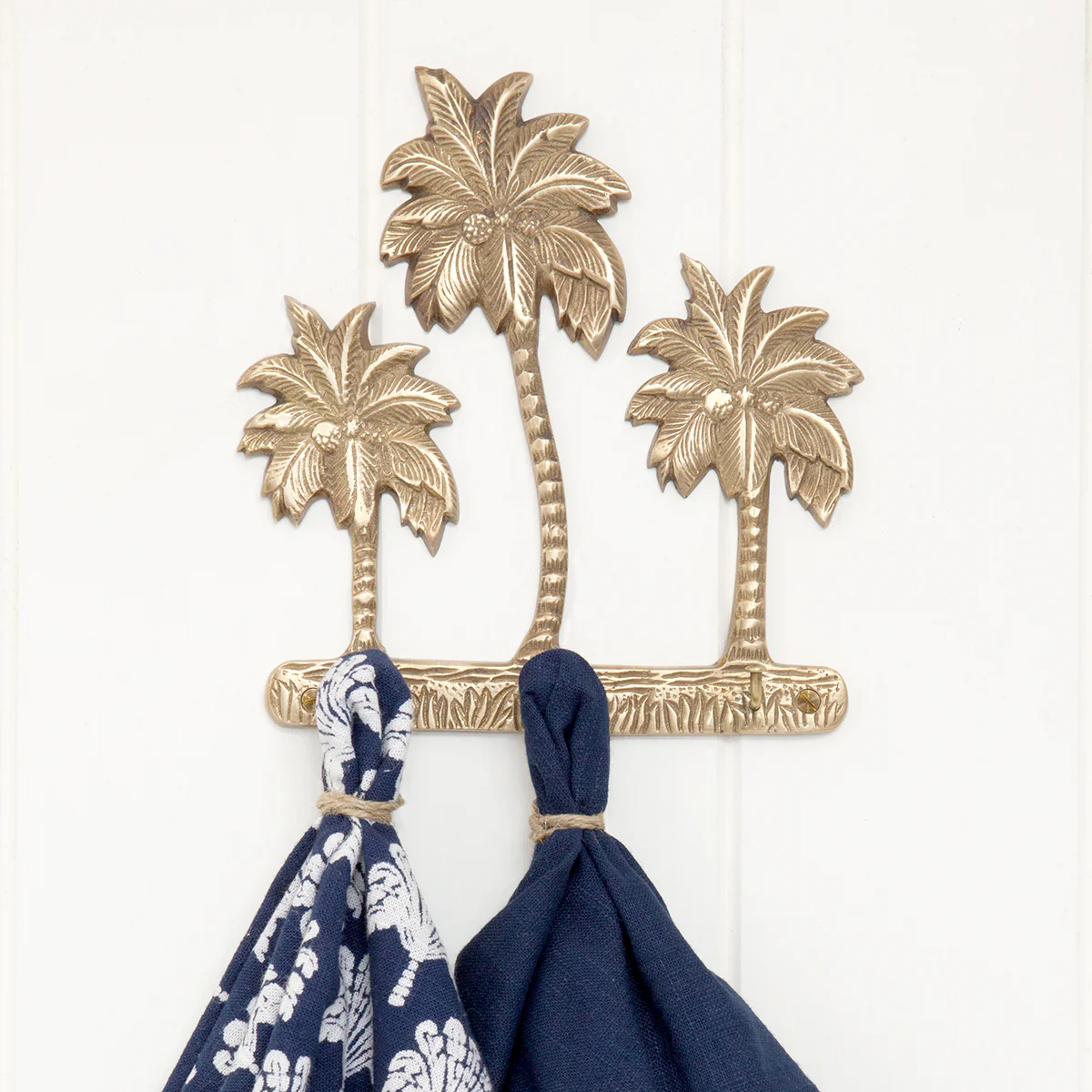 Palm Tree Triple Wall Hook (Silver) - Image 4