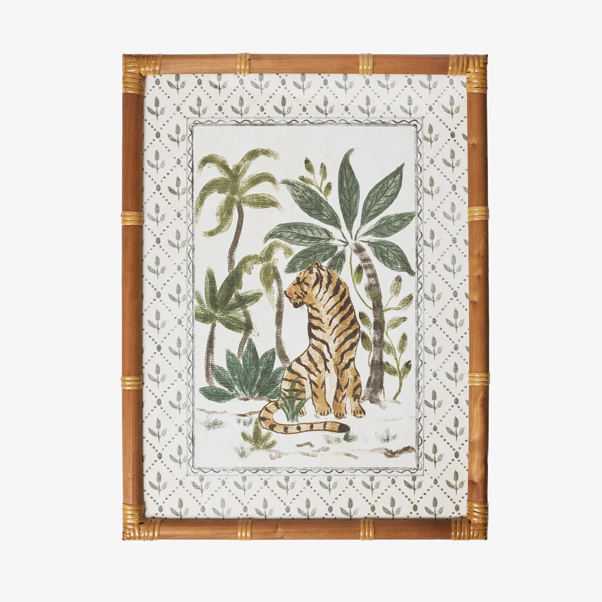 Tiger & Palm Print