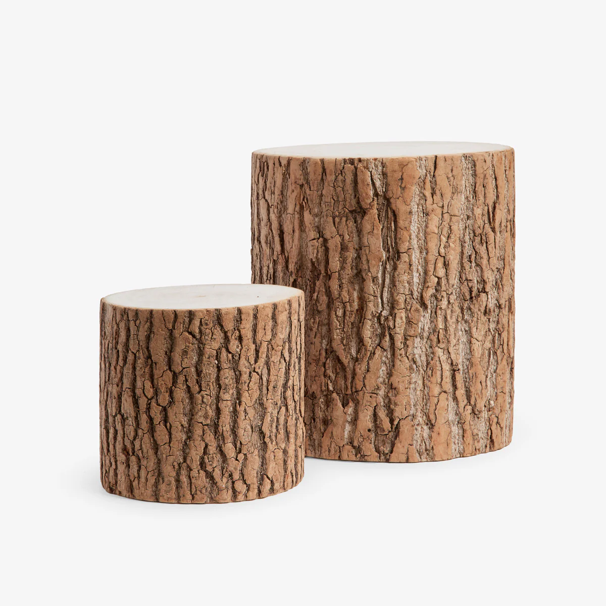 Tree Trunk Rustic Wood Planters - Image 4