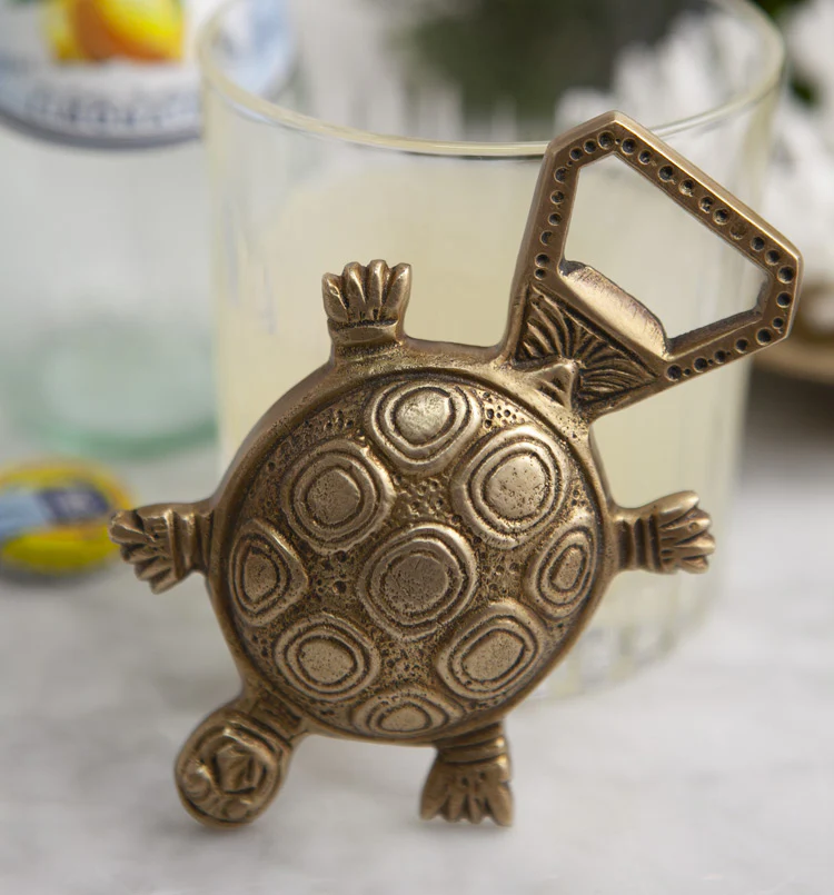 Turtle Bottle Opener Brass - Image 3