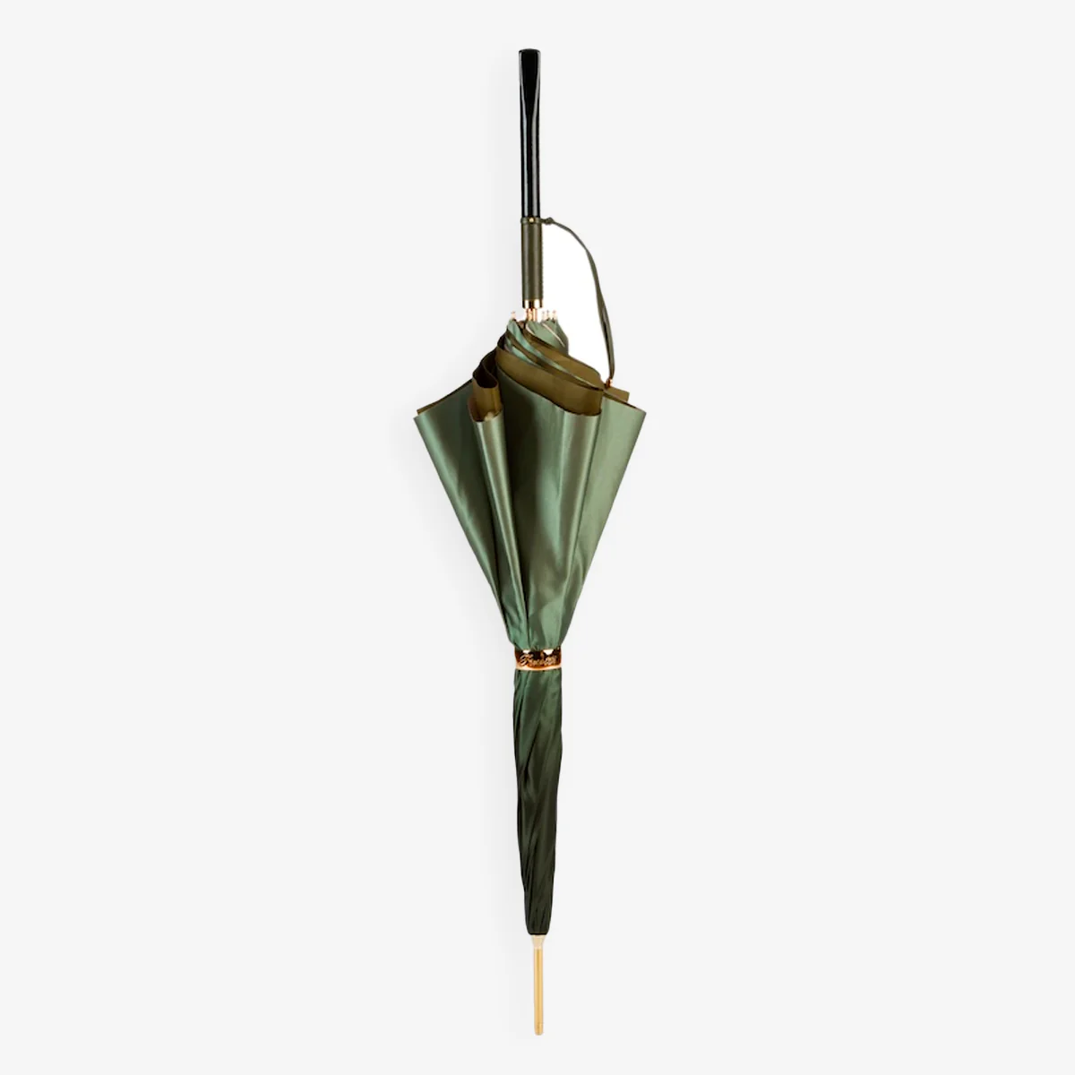 Umbrella Green With White Flowers - Image 3