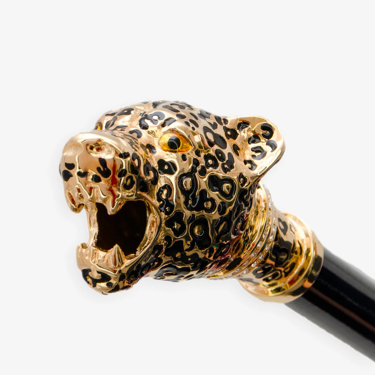 Umbrella Pink With Leopard Print - Image 2