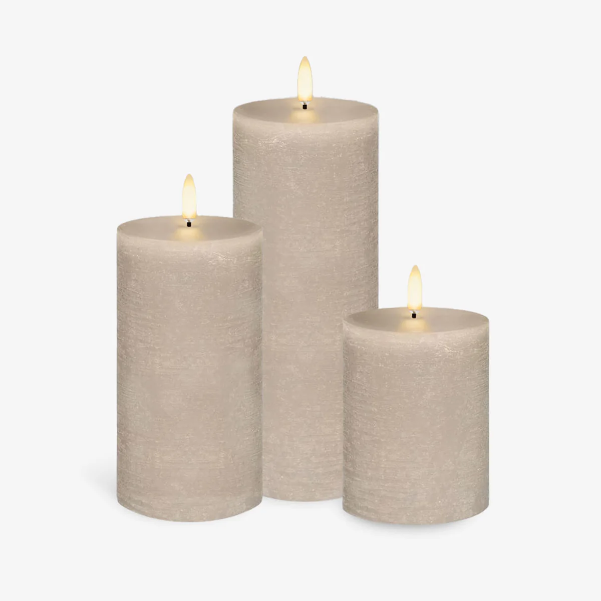 Uyuni Lighting Flameless Candles (Sandstone)