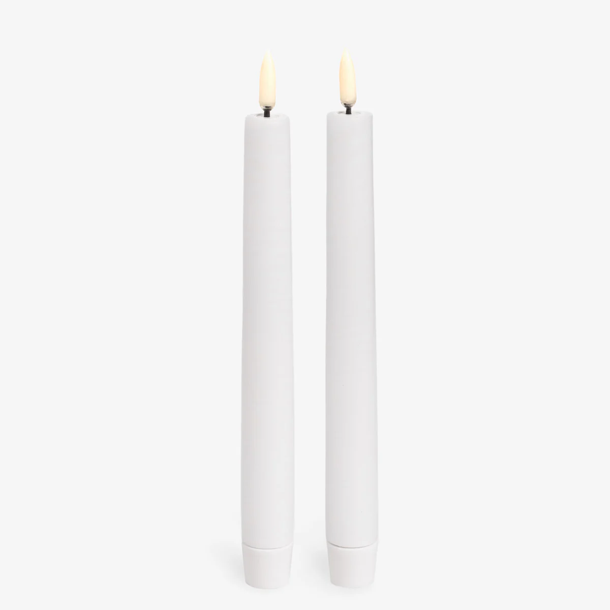 Uyuni Lighting Flameless Tapered Candles (White 2 Pack) - Image 2