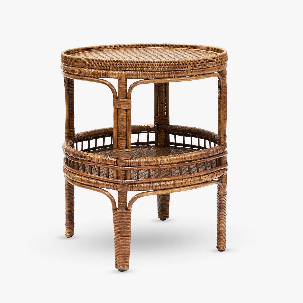 Valentina Rattan Side Table