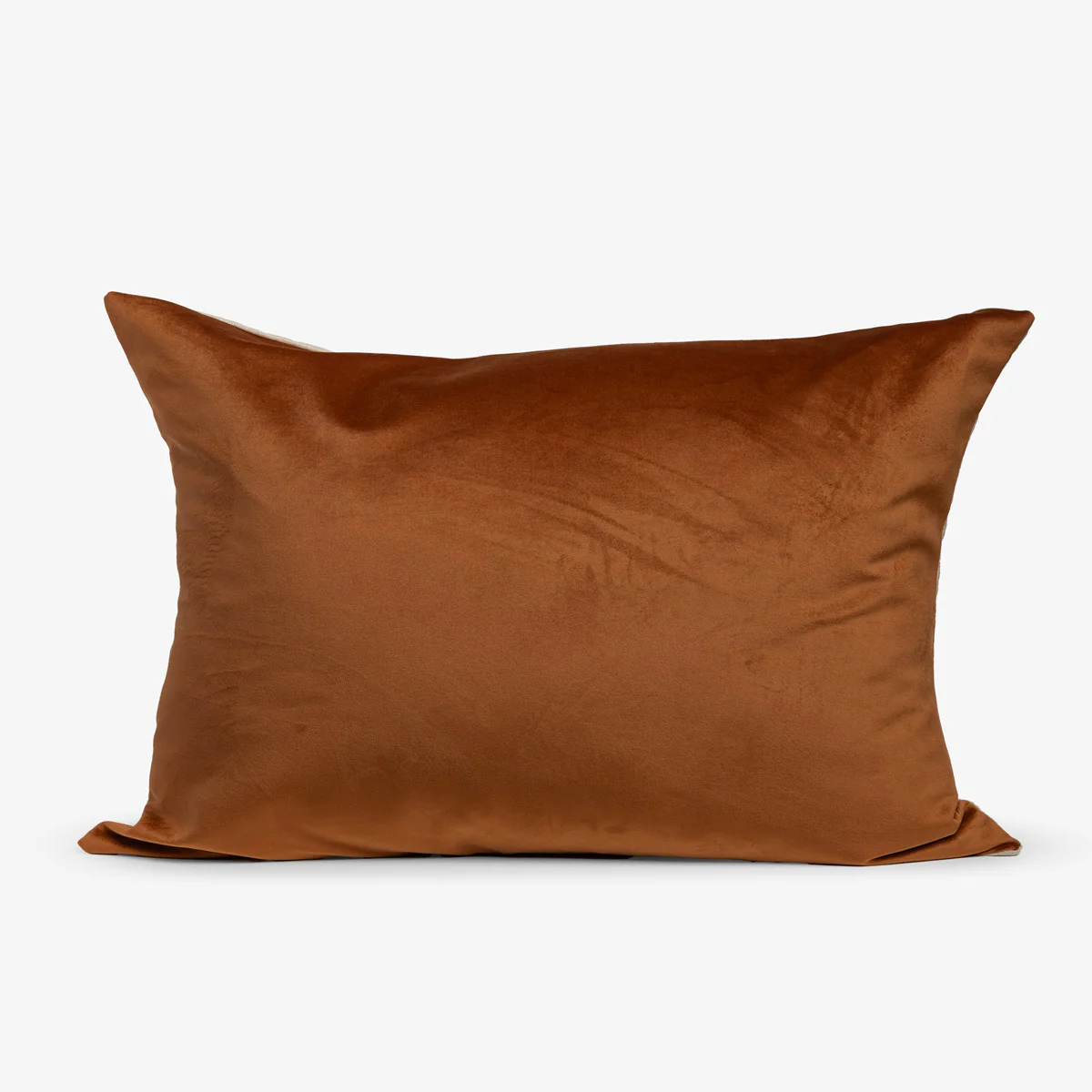 Velvet Rectangular Cushion Cover (Copper)