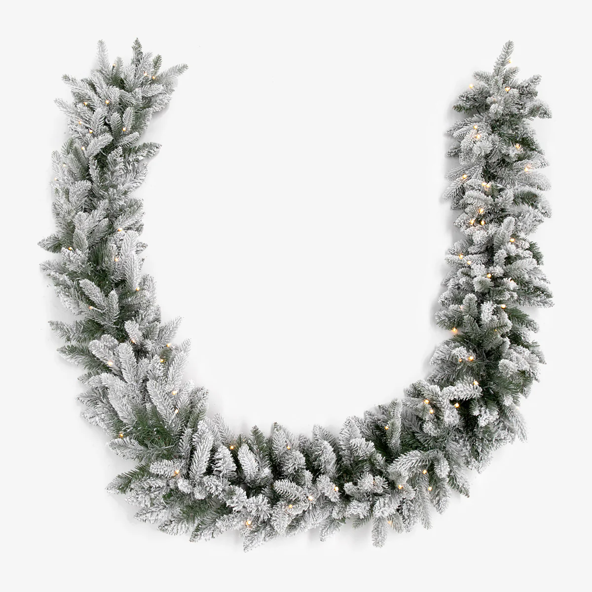 Vermont Snow Pre-Lit Garland 270cm PRE-ORDER