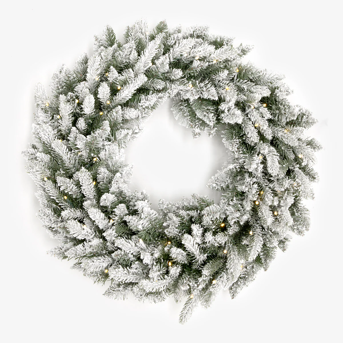 Vermont Snow Pre-Lit Wreath