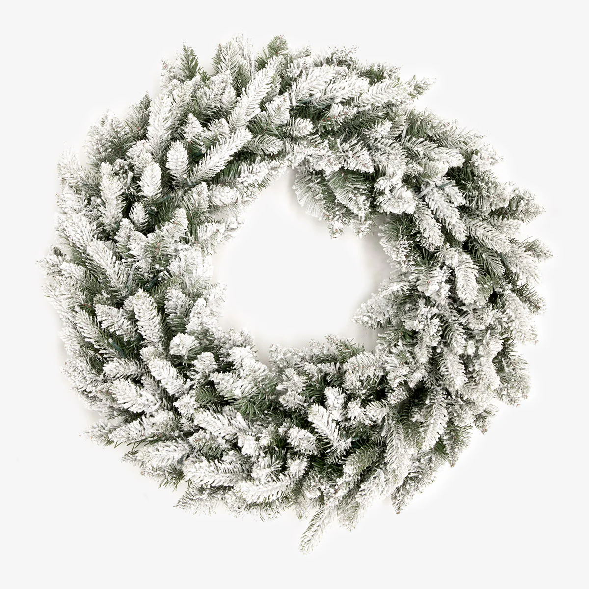 Vermont Snow Pre-Lit Wreath - Image 3