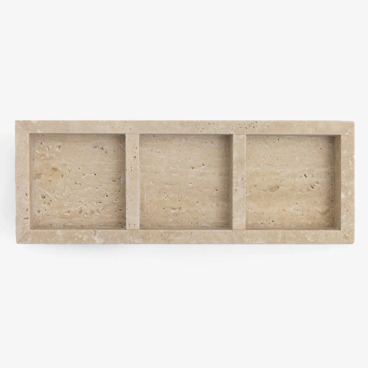 Verona Travertine 3 Divided Tray - Image 3