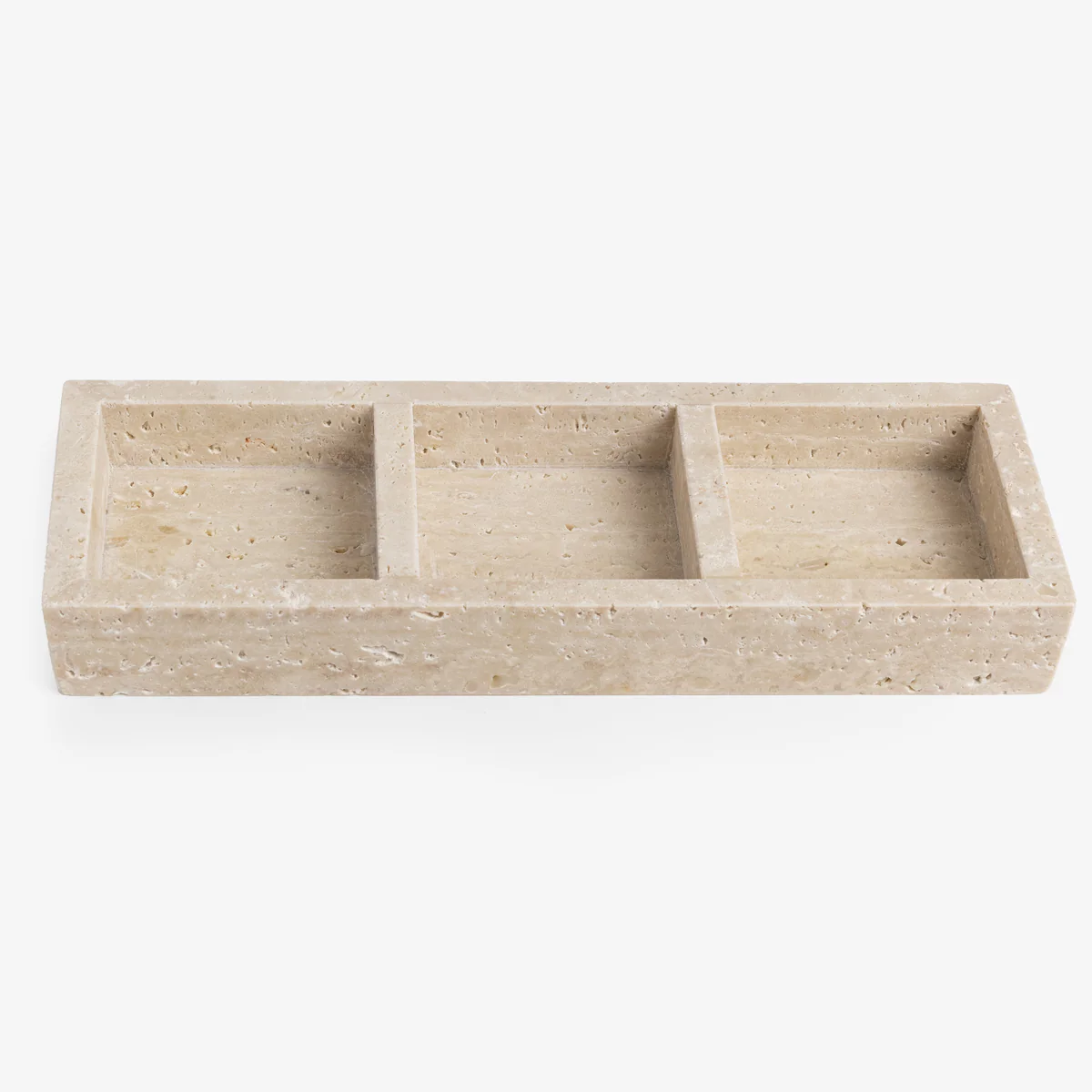 Verona Travertine 3 Divided Tray - Image 4