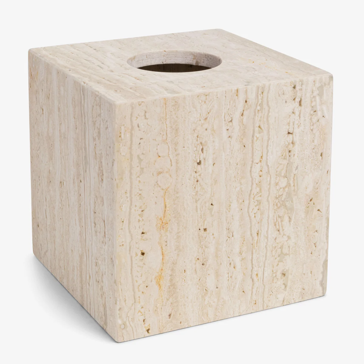 Verona Travertine Tissue Box Cover