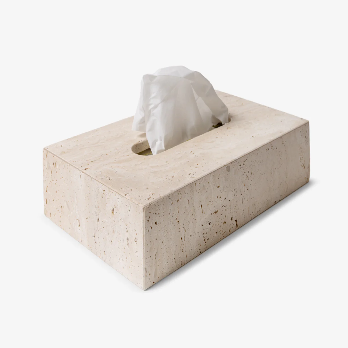 Verona Travertine Tissue Box Cover Rectangular