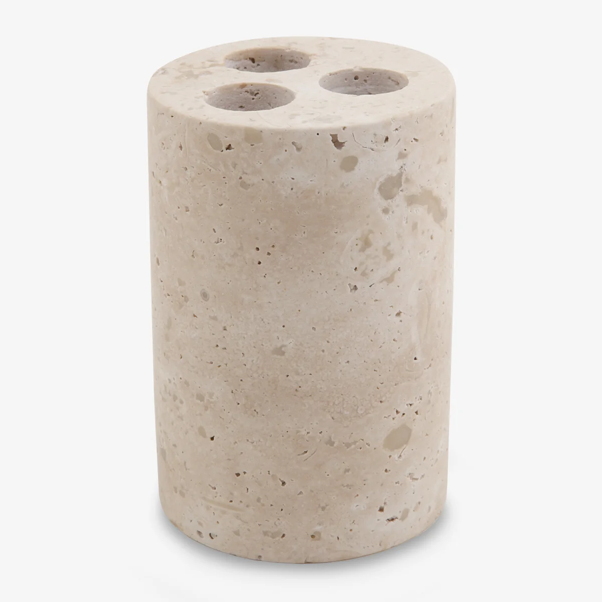 Verona Travertine Tooth Brush Holder - Image 2