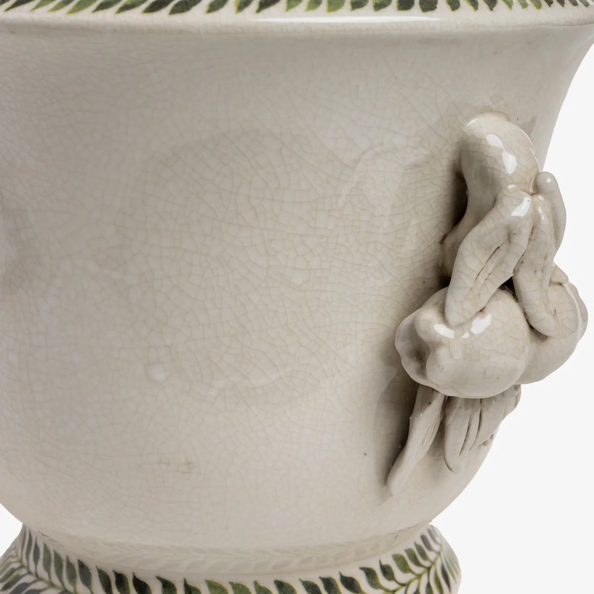 Vine Leaf Round Handled Planter (18cm) - Image 4