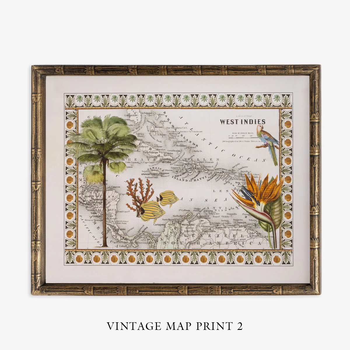 Vintage Map Turtle (Print 3) - Image 5