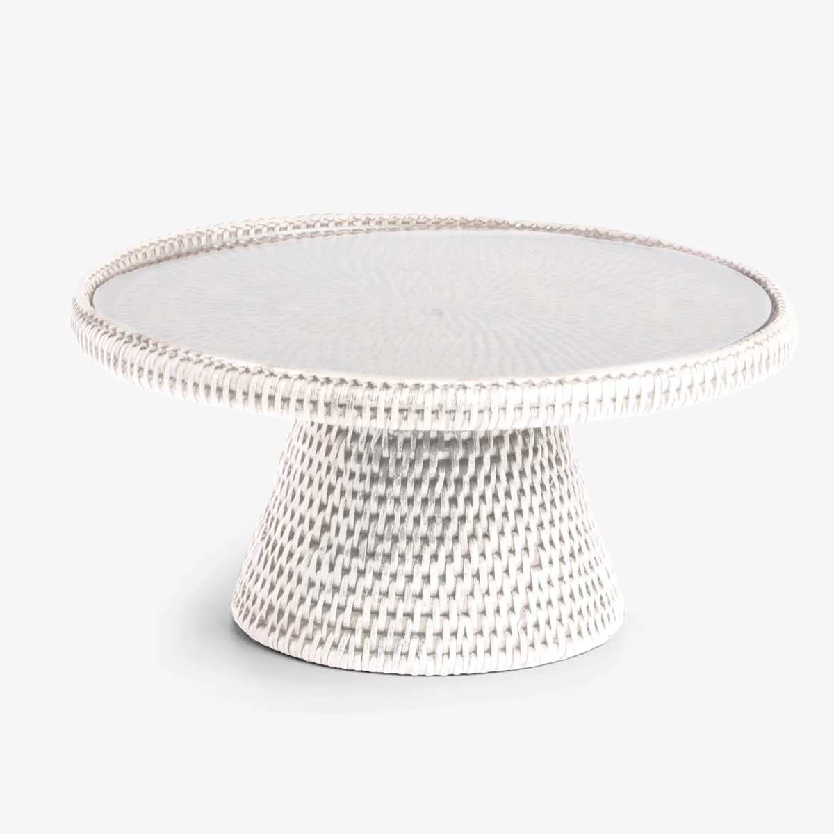 Rattan Cake Stands (White Washed) - Image 2